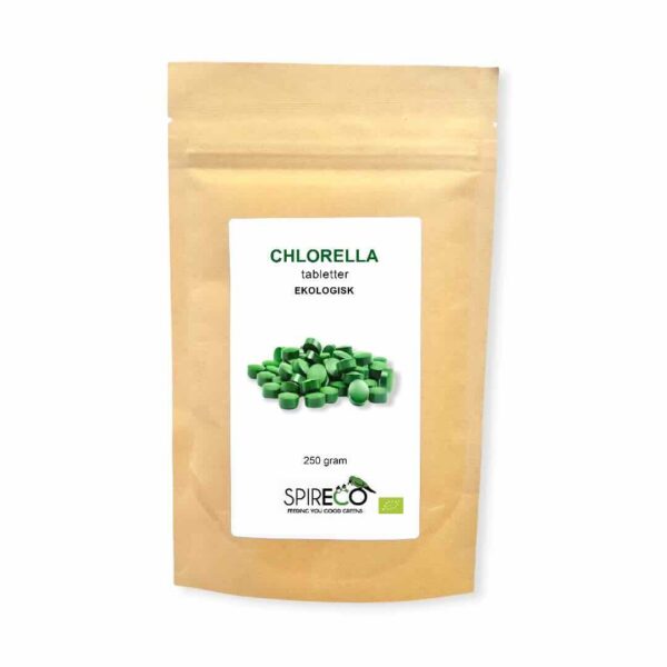 Ekologisk Chlorella Tabletter 250 gram - Spireco