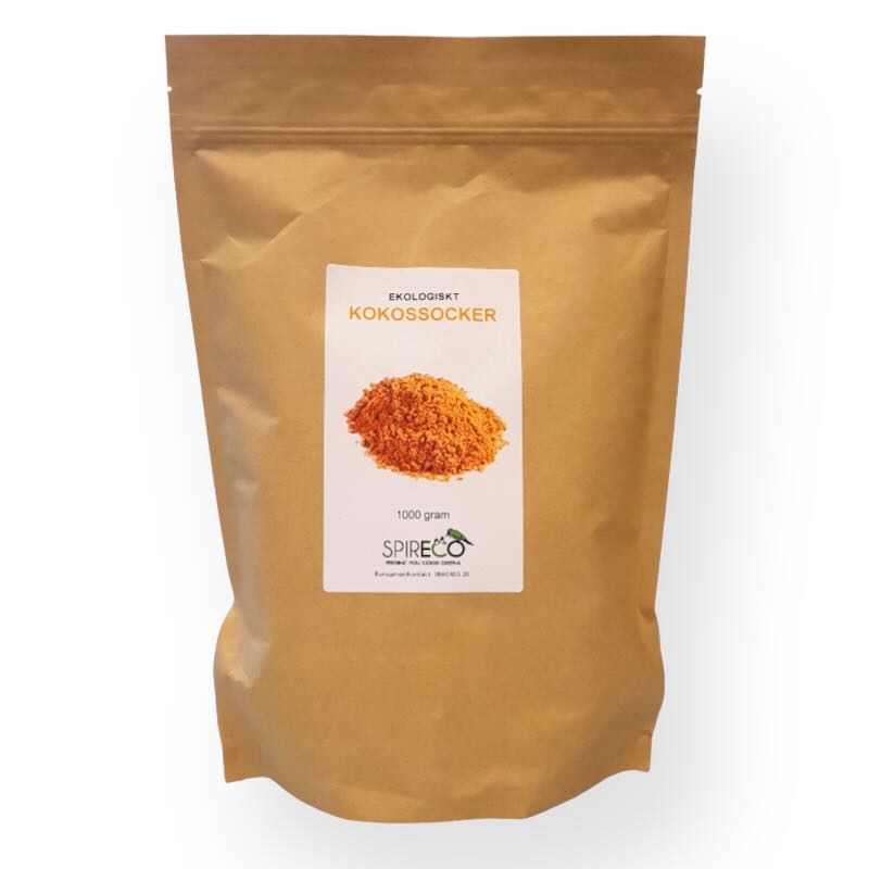Kokossocker Ekologiskt 1000g - Spireco
