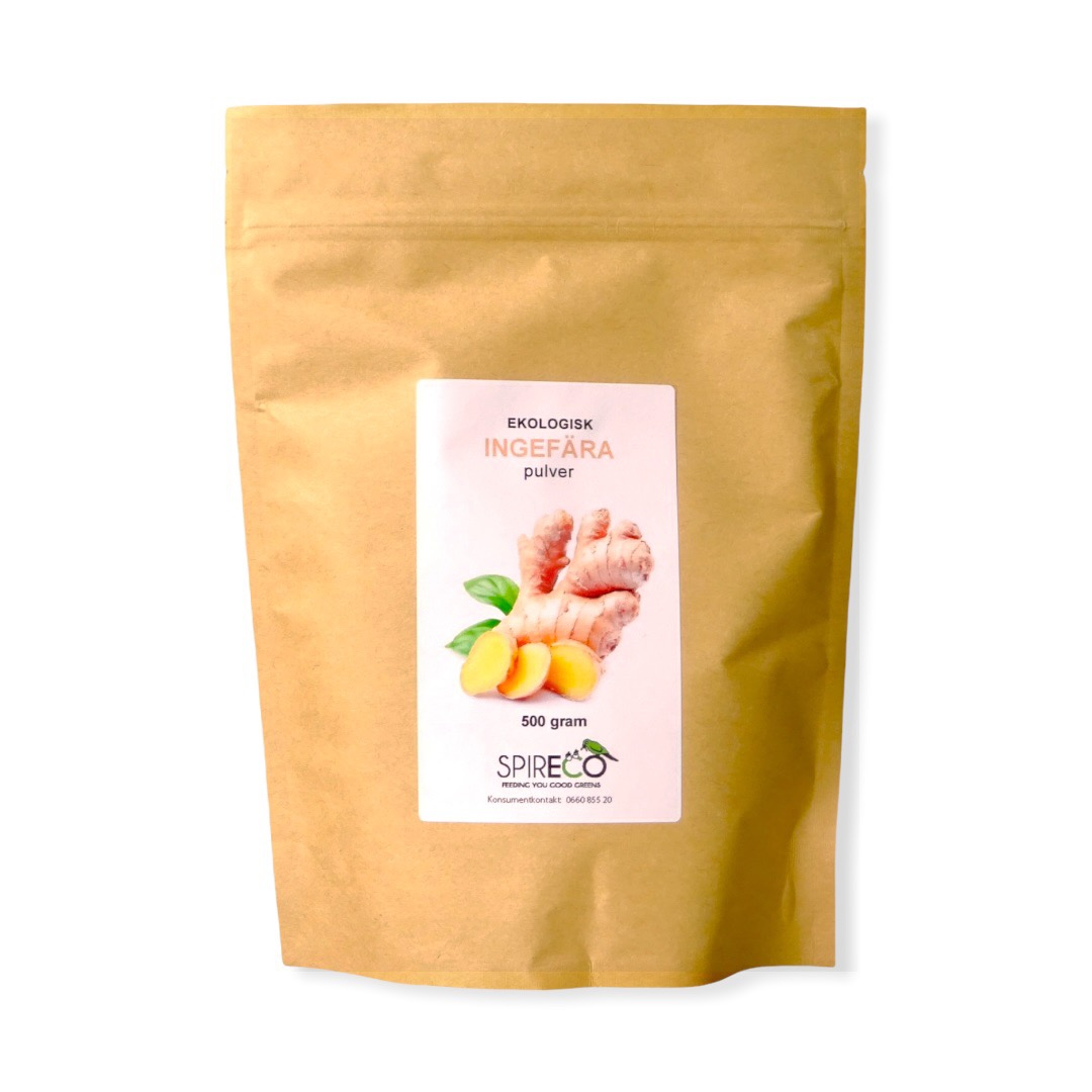 Ingefära Pulver Ekologiskt 500g - Spireco