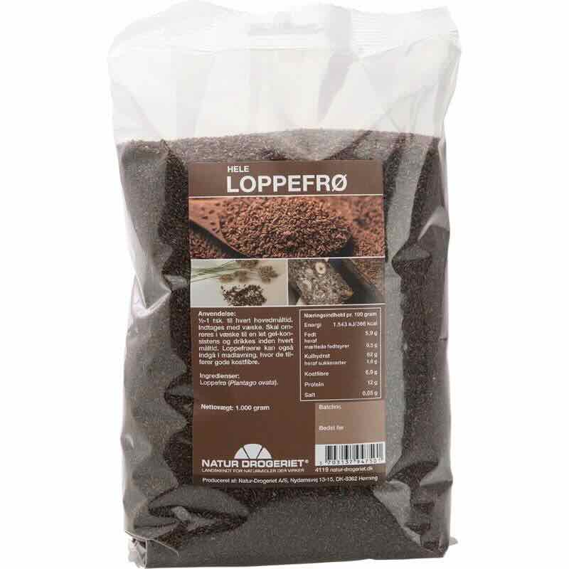 Psylliumfrön (loppfrö) Mörka 1kg