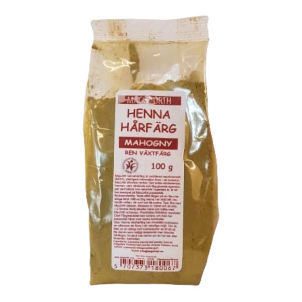 Henna hårfärg Mahogny 100g - MacUrth
