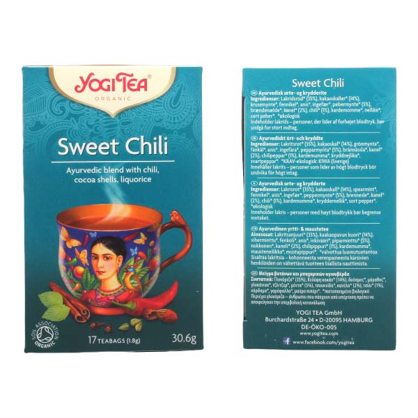Yogite Sweet chili Ekologiskt 17 påsar