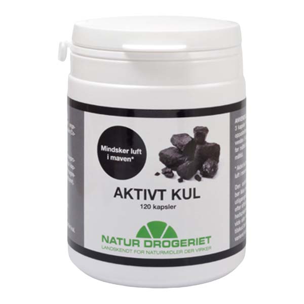 Aktivt Kol 200mg 120 kapslar.
