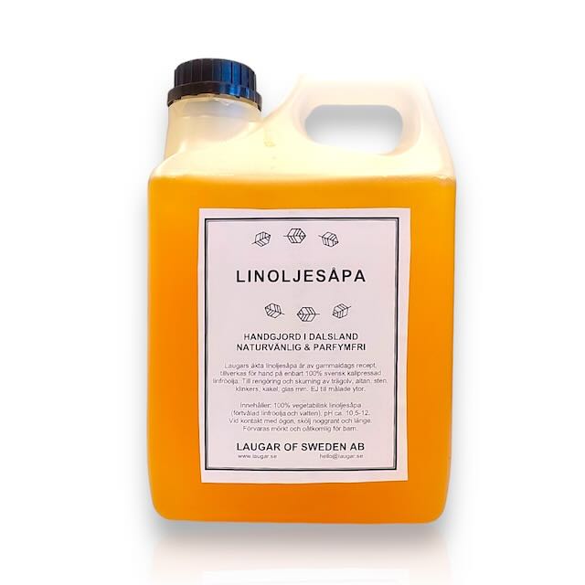 Linoljesåpa 2,5 l Äkta - Laugar